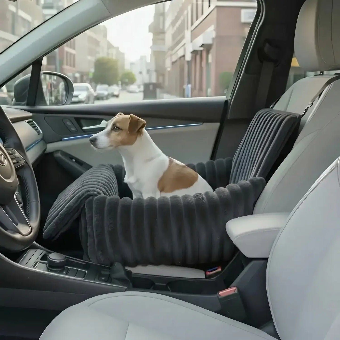 MrFluffyFriend™ - Asiento de Coche para Perros Seguro y Cómodo