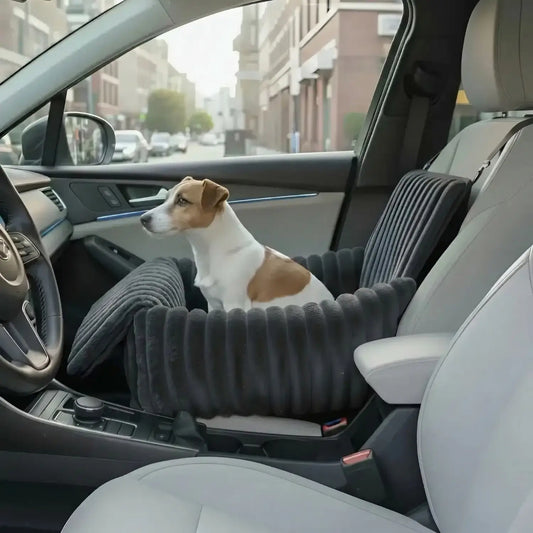 MrFluffyFriend™ - Asiento de Coche para Perros Seguro y Cómodo