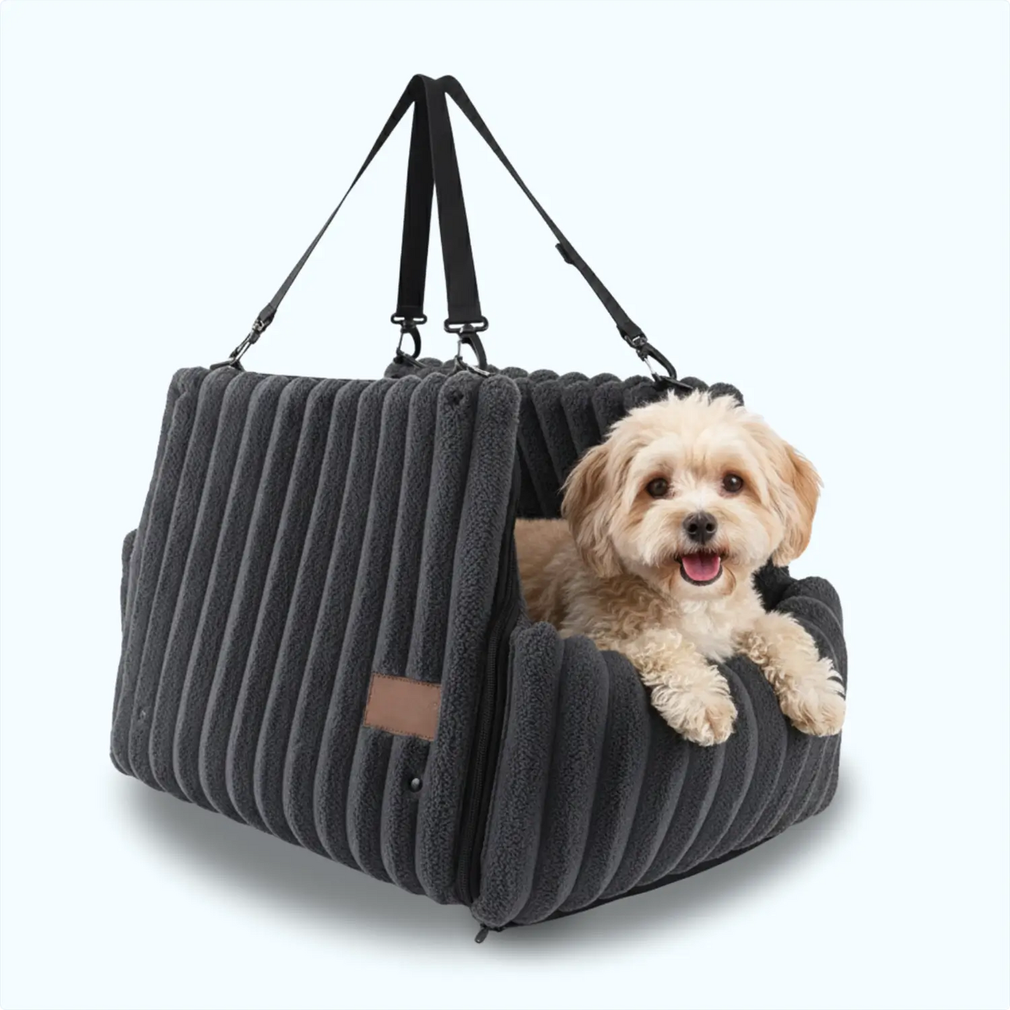 MrFluffyFriend™ - Asiento de Coche para Perros Seguro y Cómodo