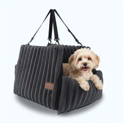 MrFluffyFriend™ - Asiento de Coche para Perros Seguro y Cómodo