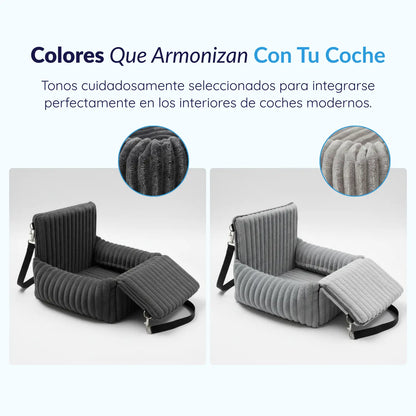 MrFluffyFriend™ - Asiento de Coche para Perros Seguro y Cómodo